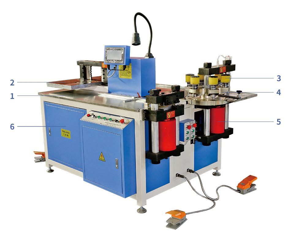 Hydraulic Copper Busbar Processing Machine