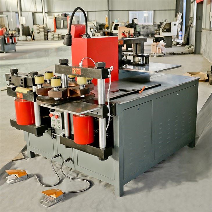3 Years Warranty Gray Three-in-one Shearing Punching Bending Cnc PLC Control Busbar Processing Equipment